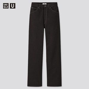 Uniqlo U High-Rise Boyfriend Jeans Black - 24